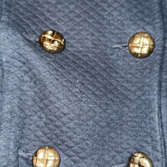 🖤 Juicy Couture Y2K Quilted Jacket Black | Gold Buttons | Size S - Picture 4 of 10